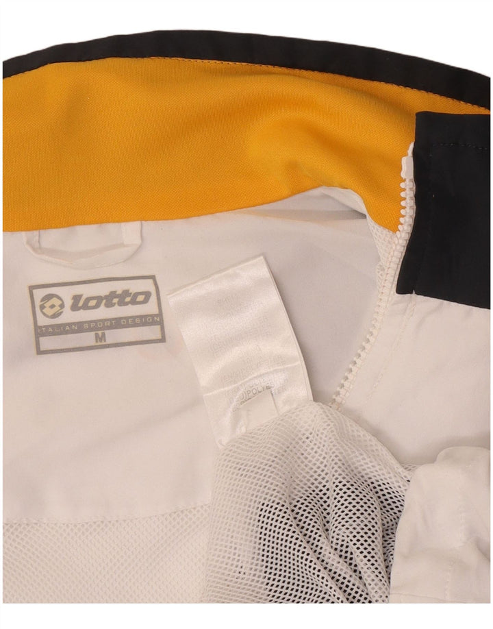 Lotto Veste de Survêtement Homme Blanc Moyen Polyester Colorblock