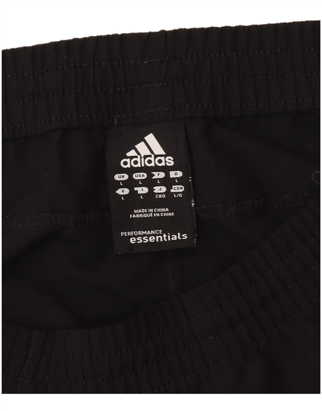 Adidas Pantalon de survêtement pour homme Large Noir Polyester