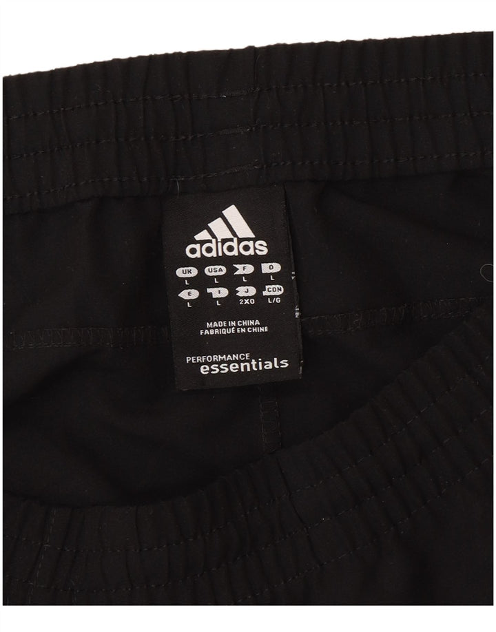 Adidas Pantalon de survêtement pour homme Large Noir Polyester