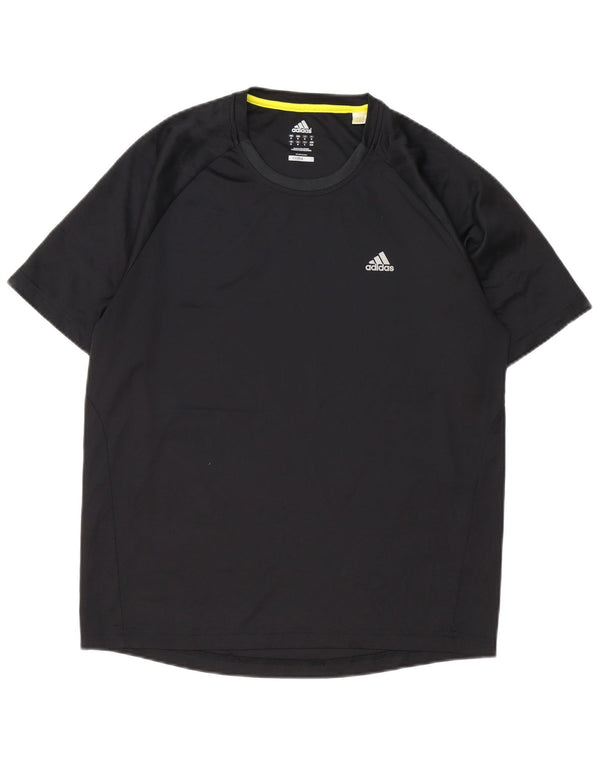 Adidas Climalite T-Shirt Top Homme Noir Moyen