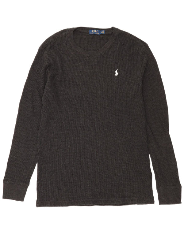 POLO RALPH LAUREN Haut Homme Manches Longues XL Gris Coton