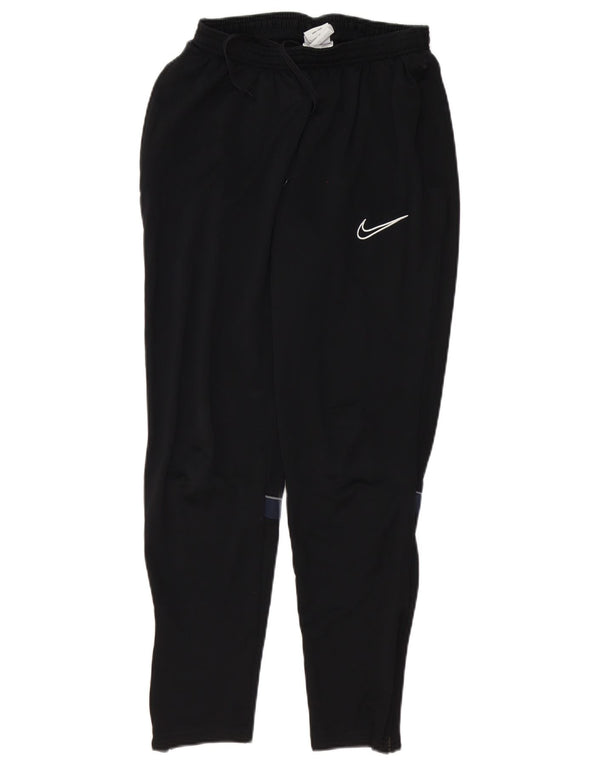 Nike Pantalon de survêtement Dri Fit pour homme Taille L en polyester color block noir