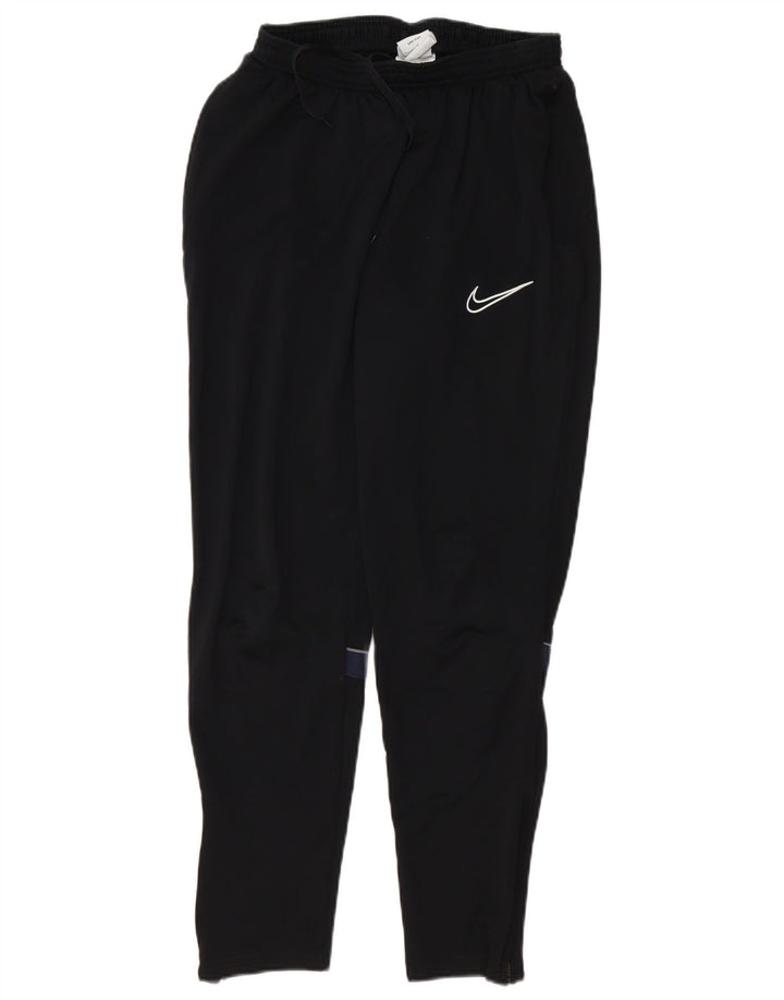 Nike Pantalon de survêtement Dri Fit pour homme Taille L en polyester color block noir