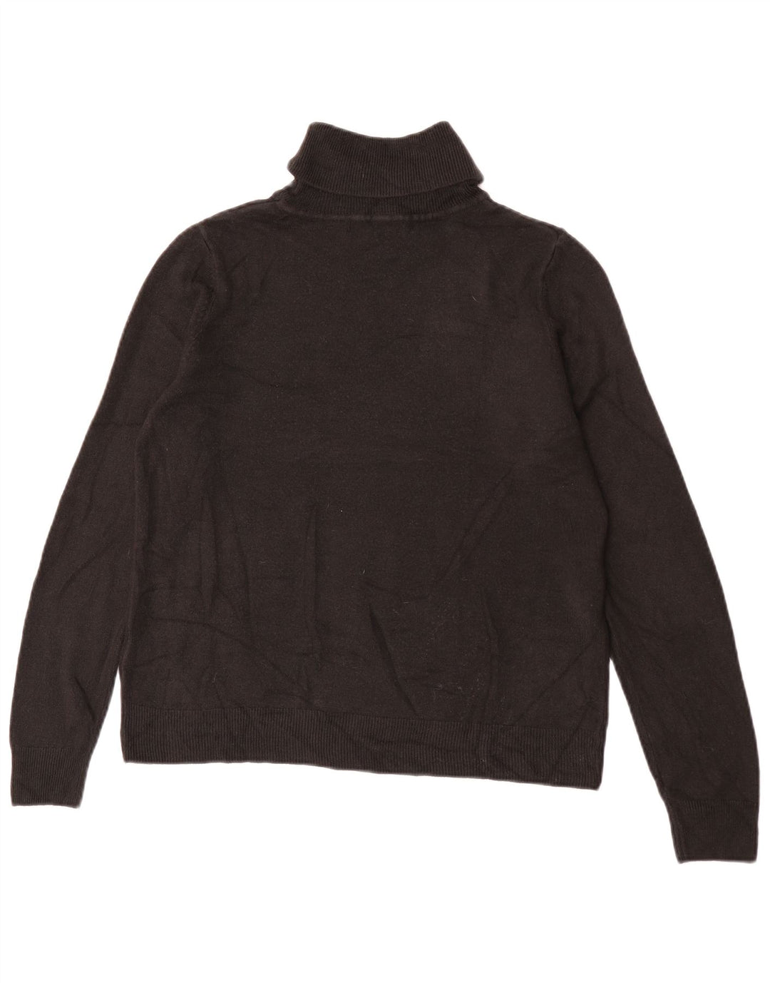 Marks & Spencer Pull col roulé pour femme UK 16 Large Acrylique Noir