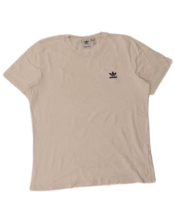 Adidas T-Shirt Homme Haut Grand Coton Blanc