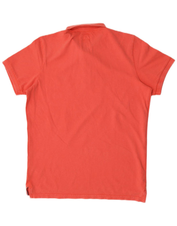 Superdry Polo Homme XL Orange Coton