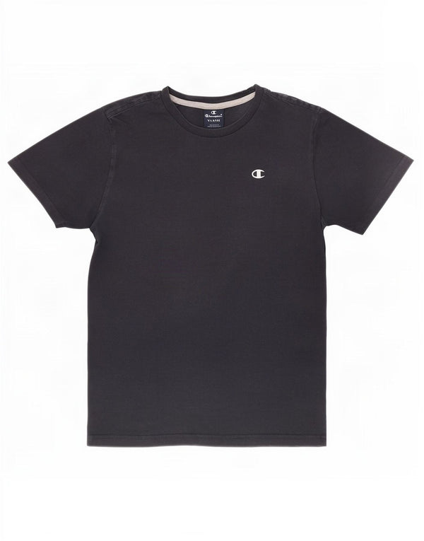 Champion T-Shirt Garçon 13-14 Ans XL Bleu Marine
