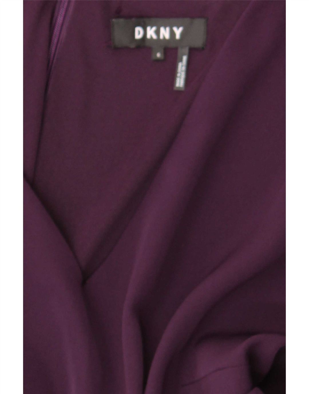 Dkny Robe fourreau à manches 3/4 pour femme US 6 Violet moyen