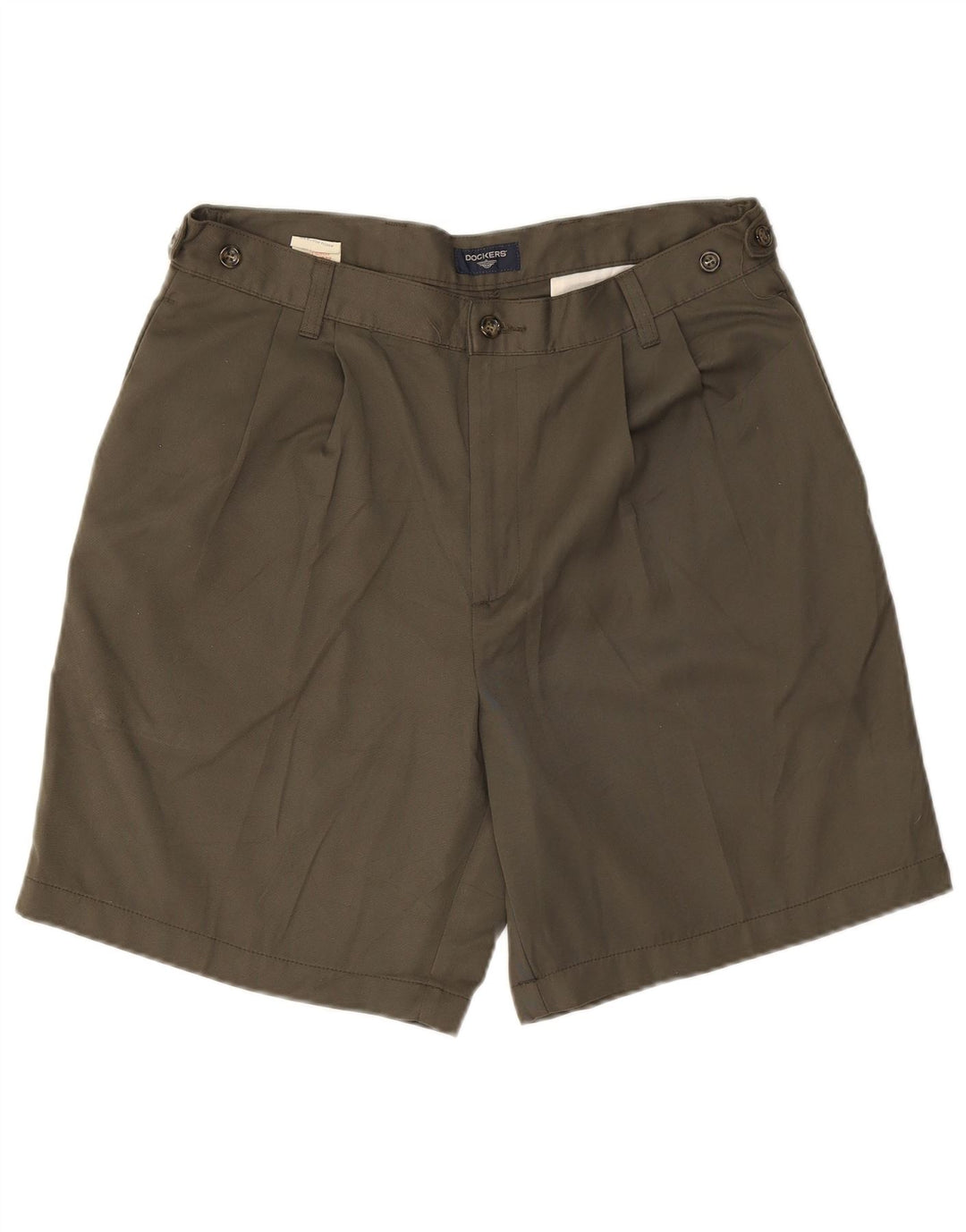 Dockers Short Chino Pegged Homme W34 Grand Kaki Polyester