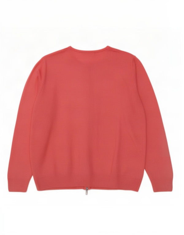 Marks & Spencer Pull Cardigan Femme UK 14 Grand Acrylique Rose
