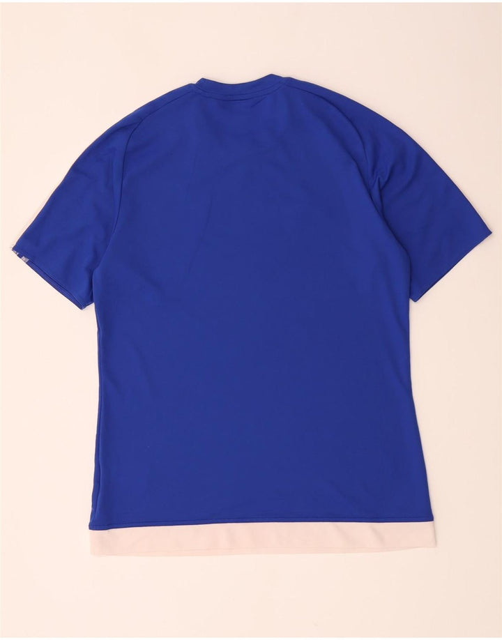 Adidas Homme Climalite T-Shirt Haut Bleu Moyen Polyester