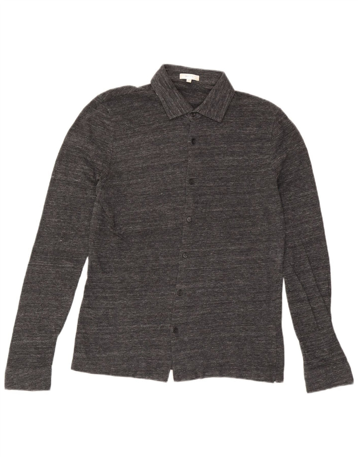 Reiss Chemise Homme Gris Moyen Moucheté Coton