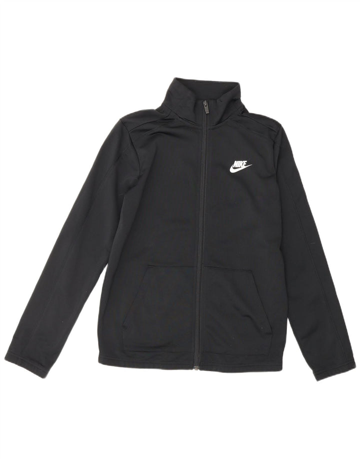 NIKE Veste de survêtement pour garçon 12-13 ans Large Noir Polyester
