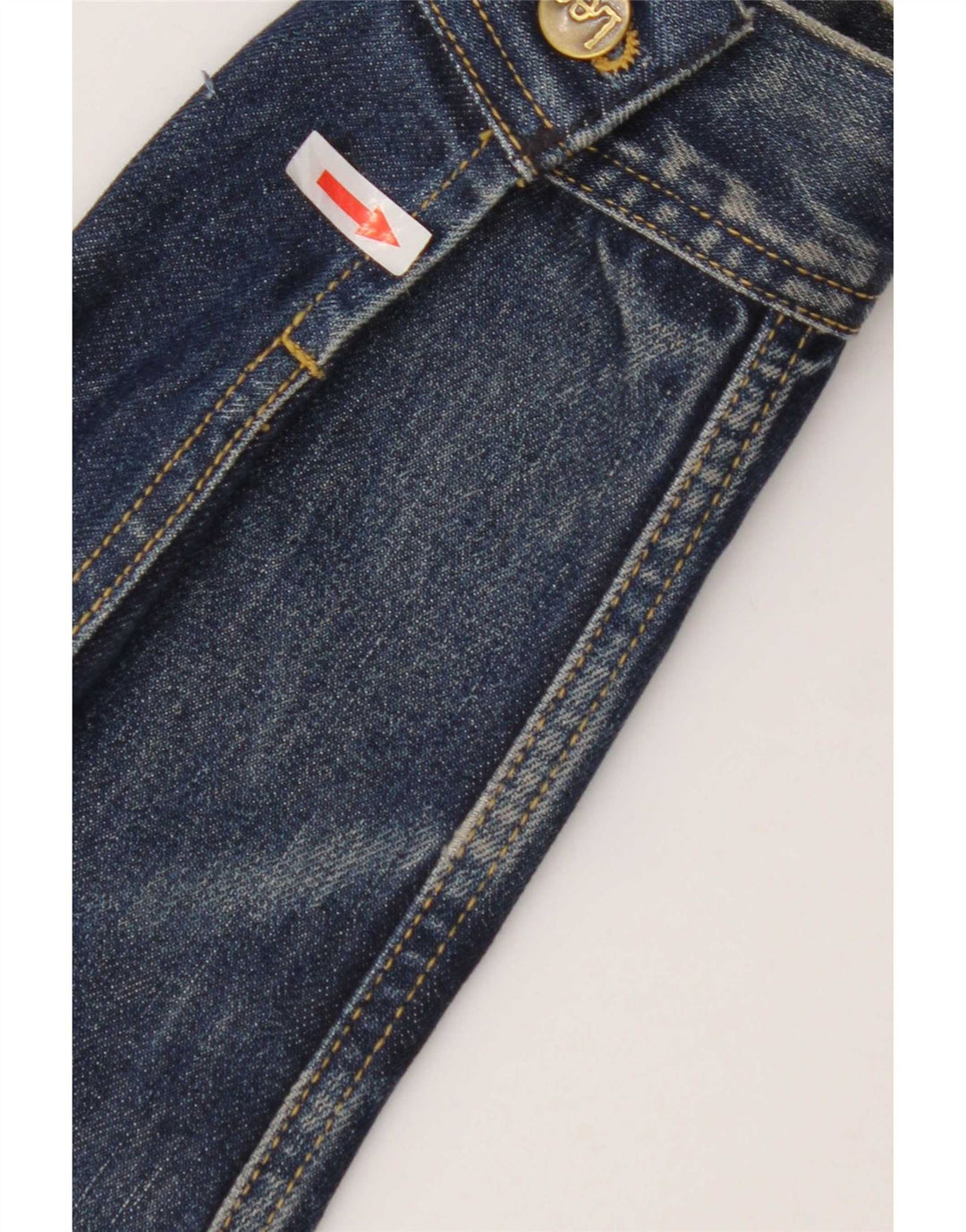 Lee Veste en jean pour femme UK 14 Large Bleu Coton