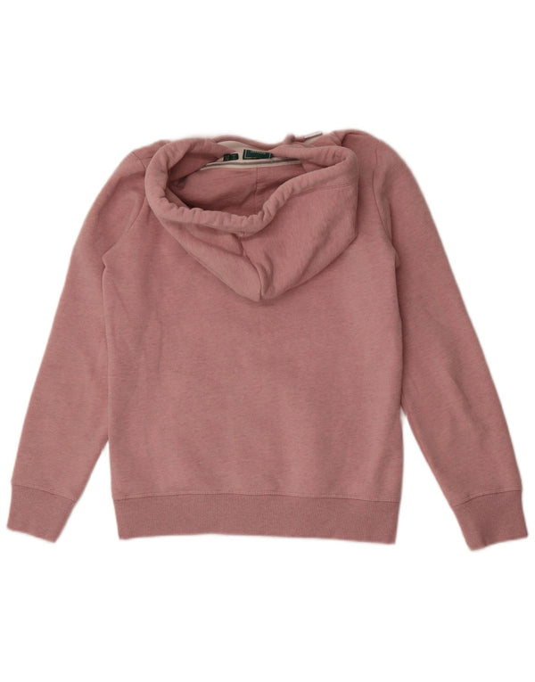Superdry Pull à capuche zippé pour femme UK 10 Small Rose