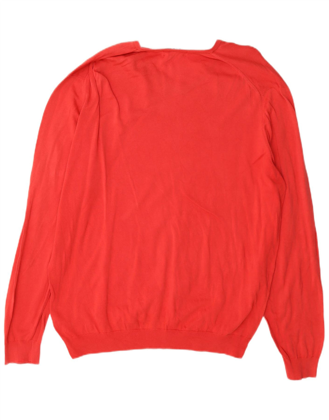 Massimo Dutti Pull col V pour homme Rouge Taille L