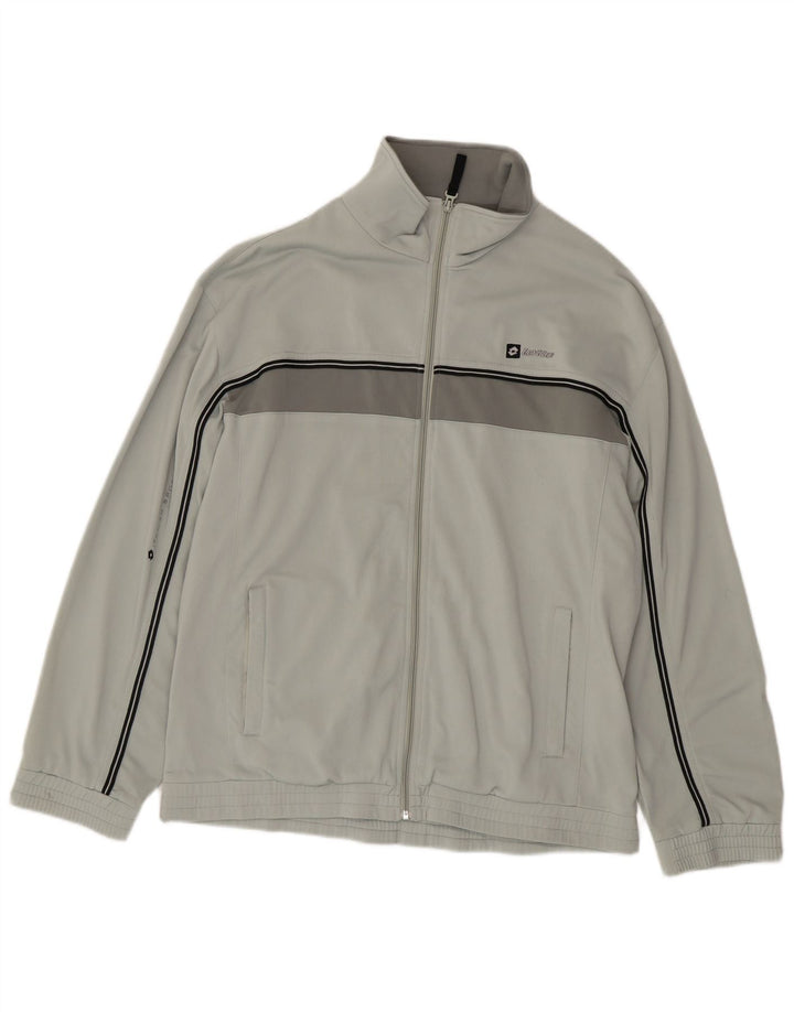 Lotto Veste de Survêtement Homme XL Gris Colorblock Polyester