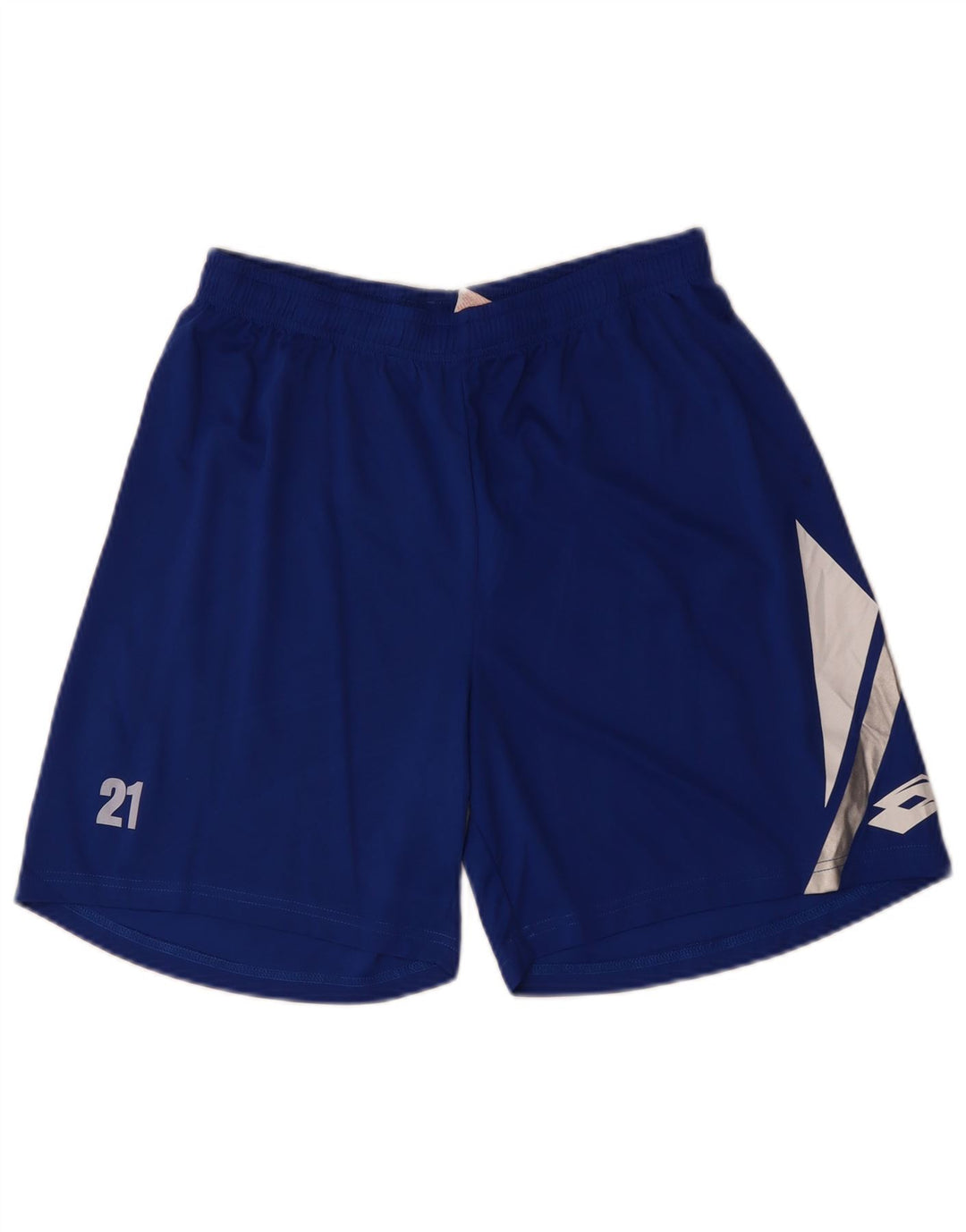 LOTTO Short de Sport Graphique Homme Bleu Moyen Polyester