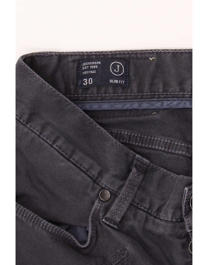 Jeckerson Jean Slim Homme W30 L31 Gris Coton