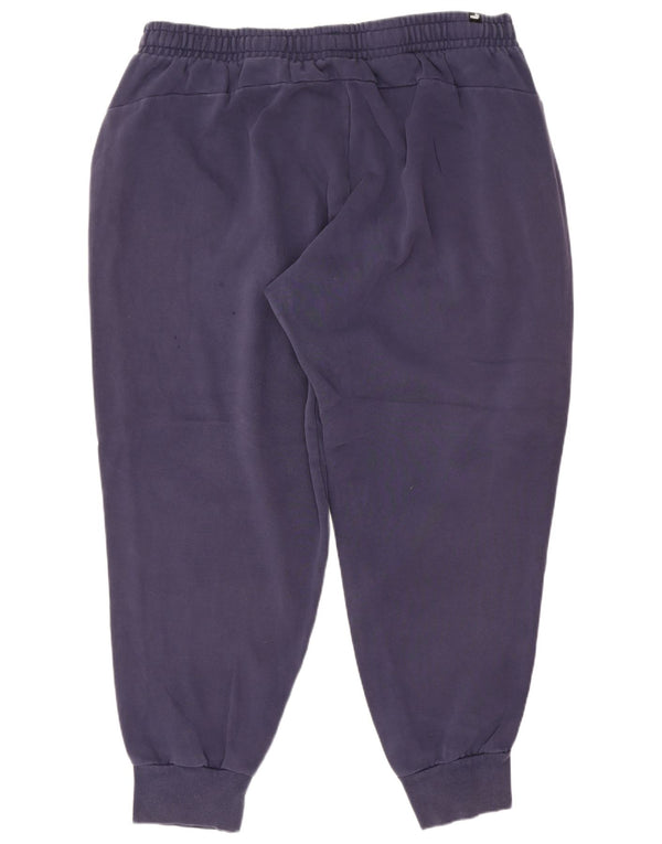 Puma Pantalon de survêtement pour homme en coton bleu marine 2XL