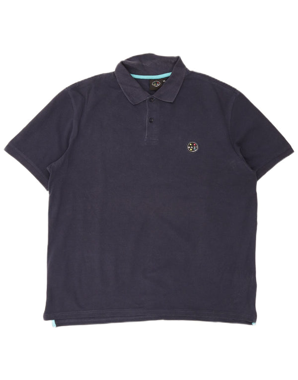 Maui and Sons Polo Homme 2XL Bleu Marine Coton