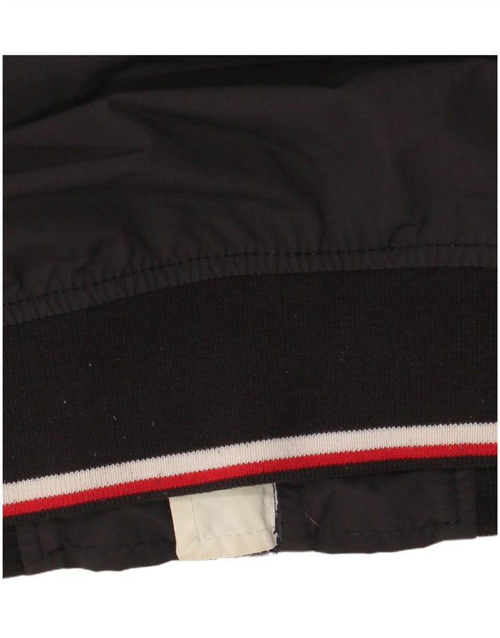 Tommy Hilfiger Veste Bomber Homme UK 40 Large Gris Nylon