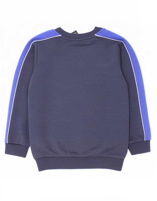 Ellesse Sweat-shirt graphique pour garçon 5-6 ans Bleu marine colour block
