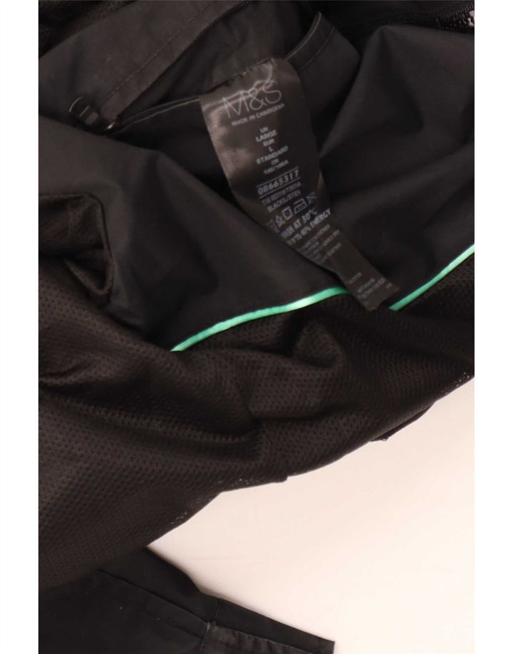 Marks & Spencer Veste Bomber Homme UK 40 Grand Coton Noir