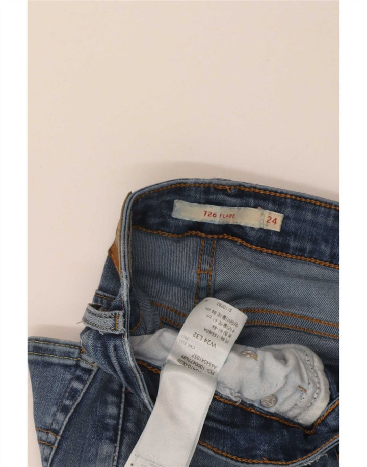 Levi's Jean évasé 726 Femme W24 L32 Bleu Coton