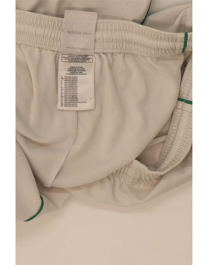 Adidas Short de sport Climalite Homme Blanc Moyen Polyester