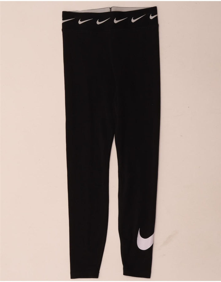 Nike Legging graphique pour femme UK 8 Small Noir Coton