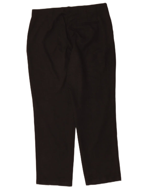 Marks & Spencer Pantalon de costume droit pour femme UK 16 Large W32 L28 Noir