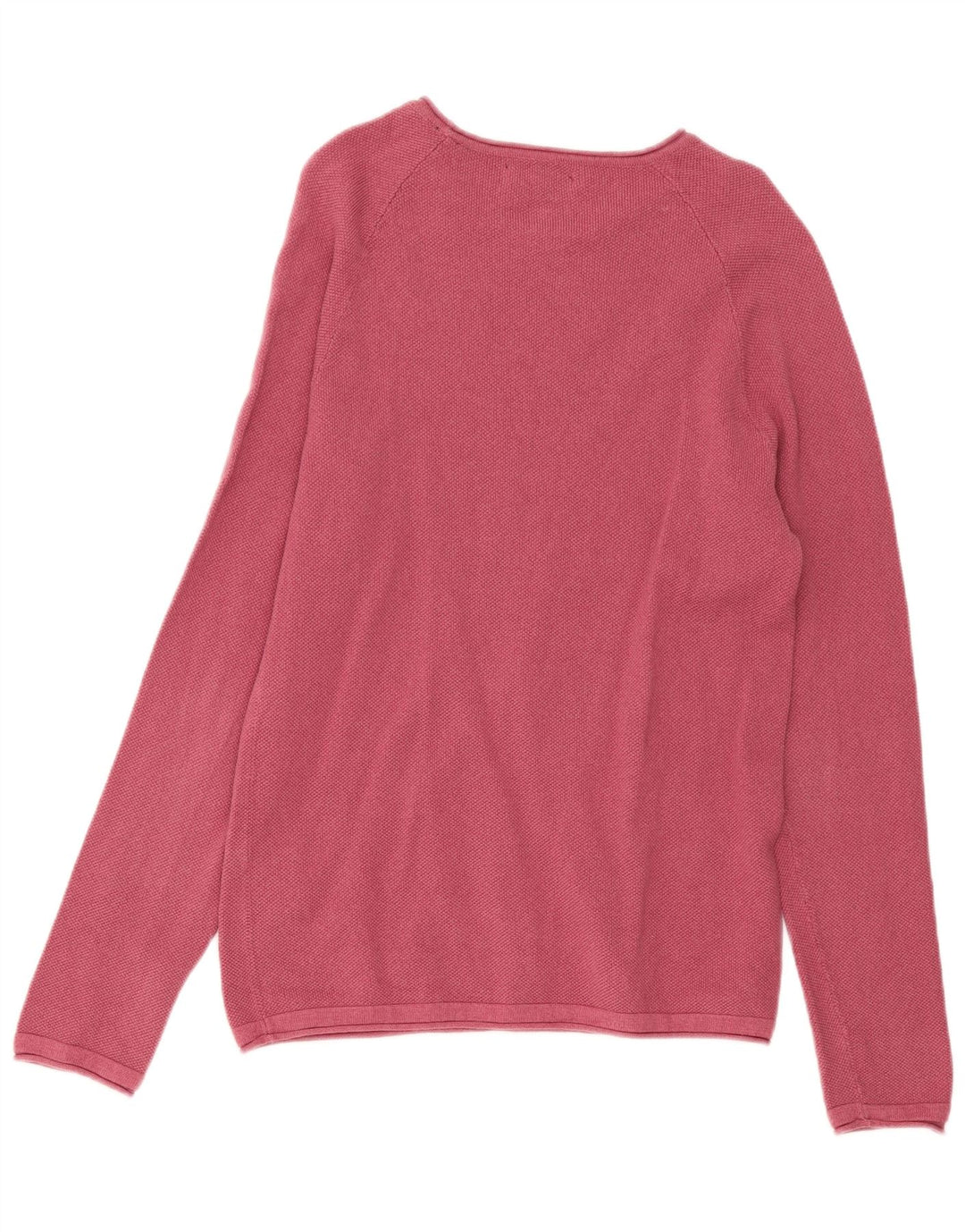 Jack & Jones Pull Col Bateau Homme Rose Moyen Coton