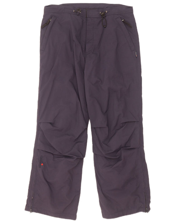 Pantalon coupe-vent droit canadien pour hommes, moyen W34 L29, bleu marine