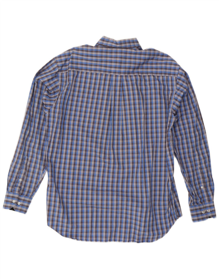 Adidas Chemise Homme Taille 41 Bleu Moyen Check Coton