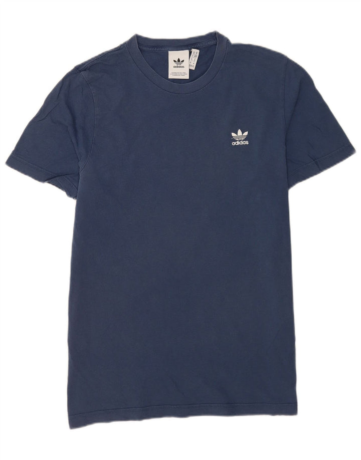 Adidas T-Shirt Homme Top Bleu Marine Moyen Coton