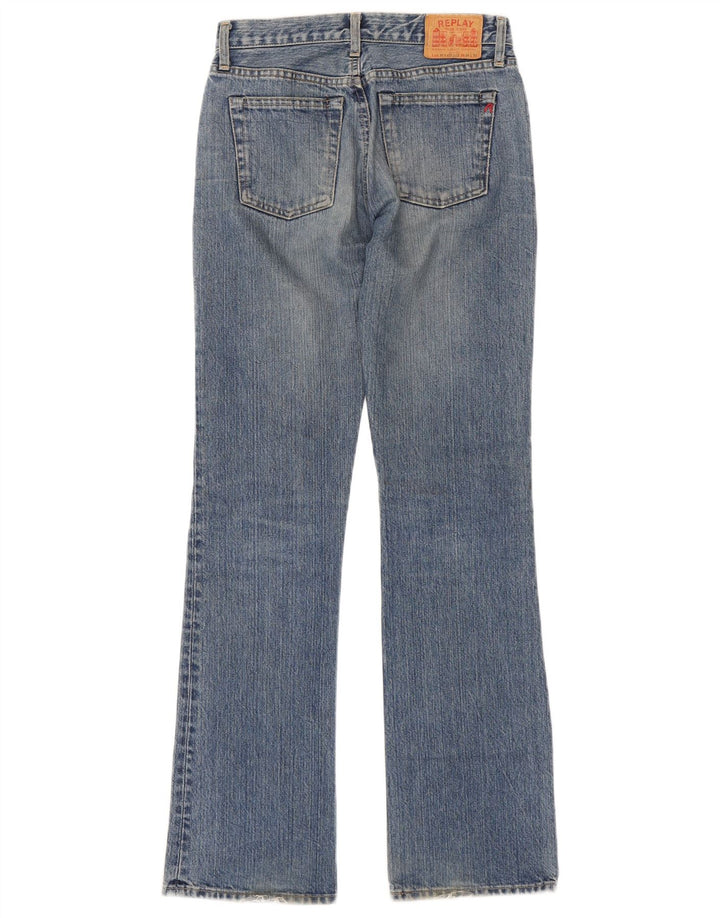 Replay Jean Bootcut Femme W26 L32 Bleu Coton