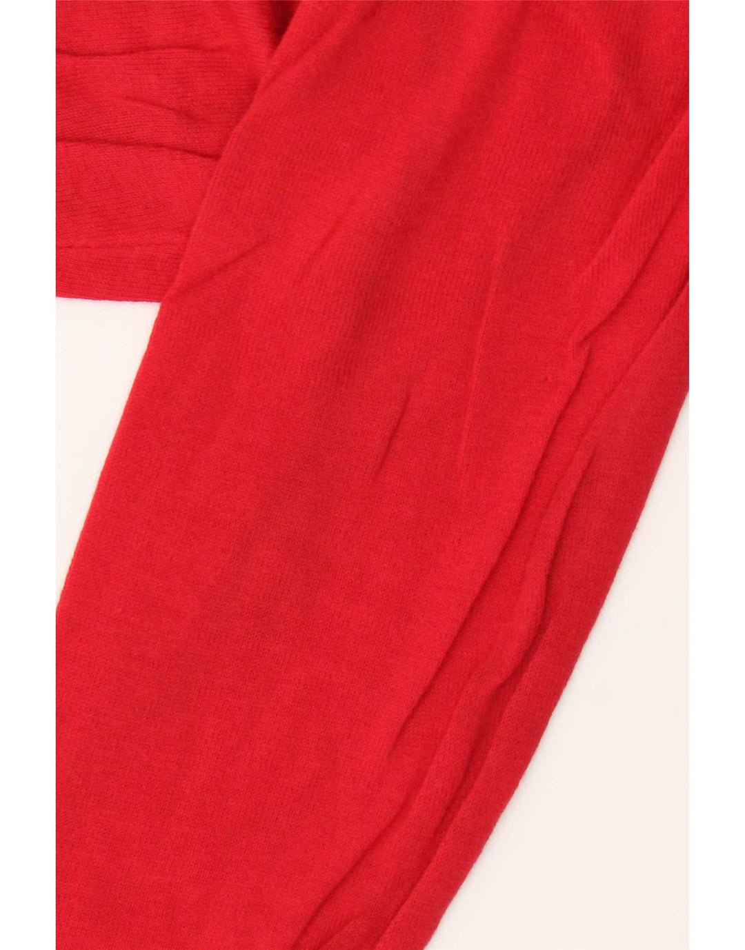 Zara Pull à col rond pour homme en coton rouge Large