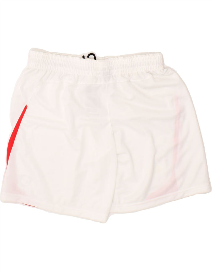 NIKE Boys Sport Shorts 12-13 Years Large  White Colourblock Polyester Vintage Nike and Second-Hand Nike from Messina Hembry 