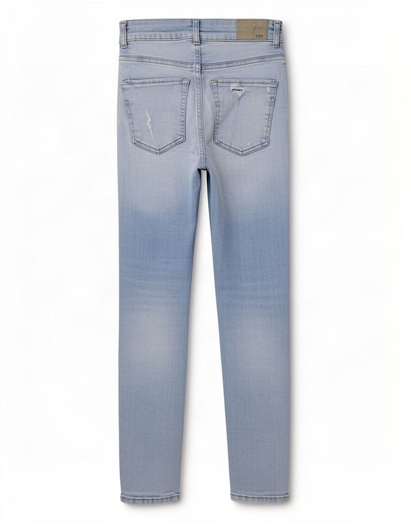 Zara Jean skinny effet vieilli pour femme EU 36 XS W26 L27 Bleu