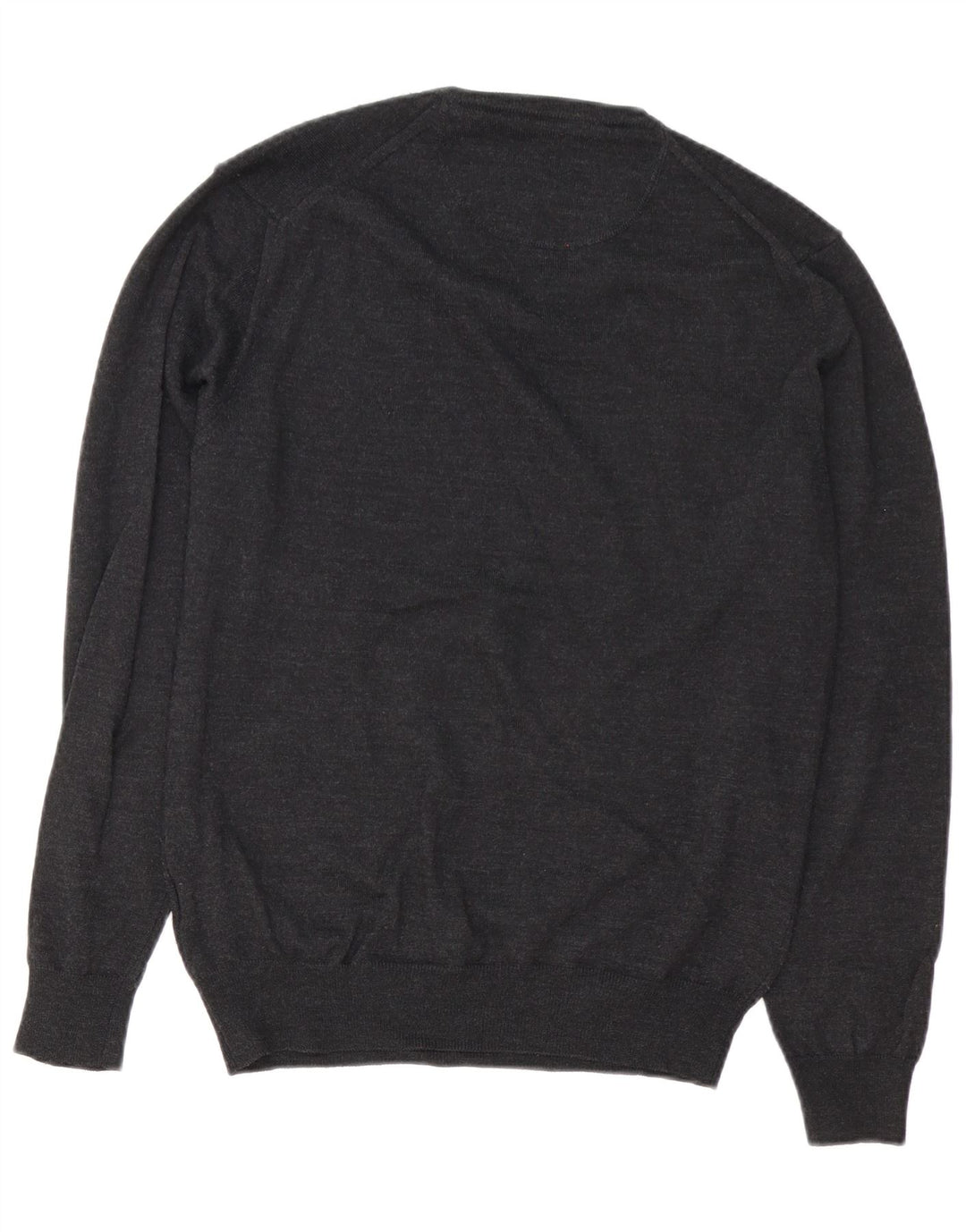 Carrera Pull Col V Homme Gris Moyen Laine Mérinos
