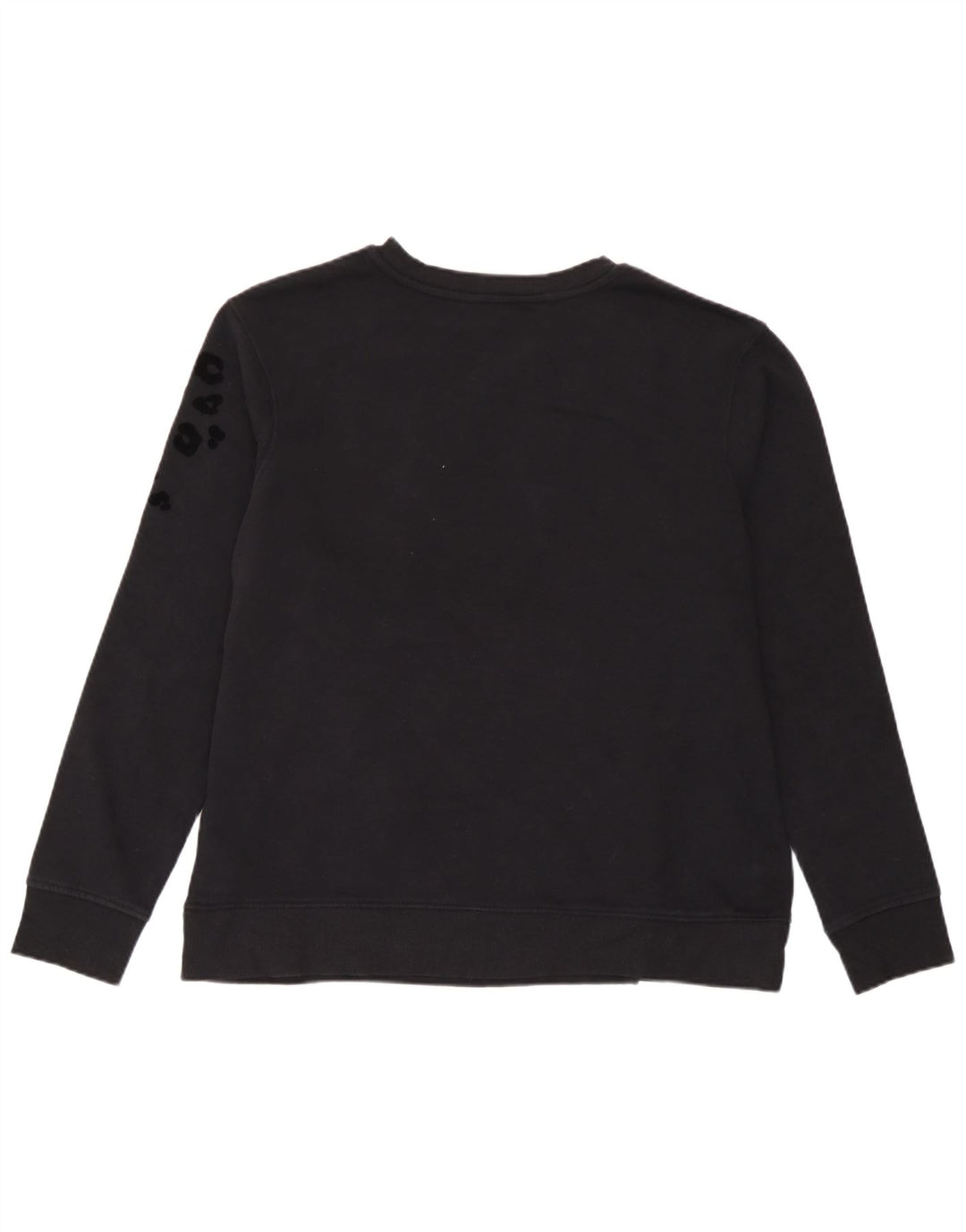 Marks & Spencer Sweat-shirt pour femme UK 44 Medium Noir Imprimé animal
