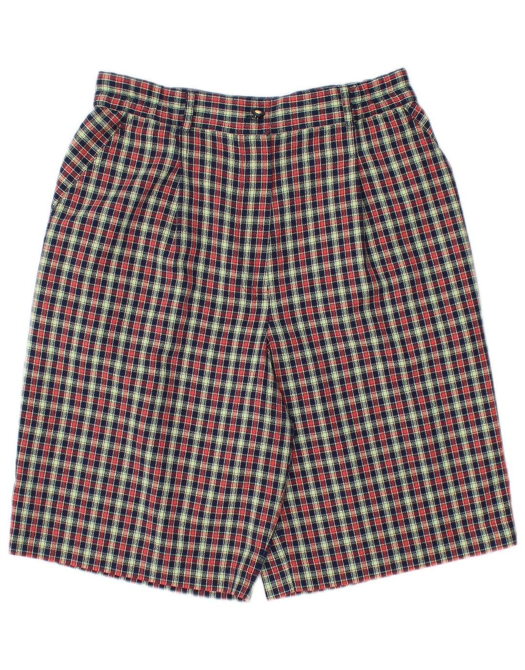 Alice Collins Short Chino pour Femme UK 12 Medium W30 Carreaux Multicolores