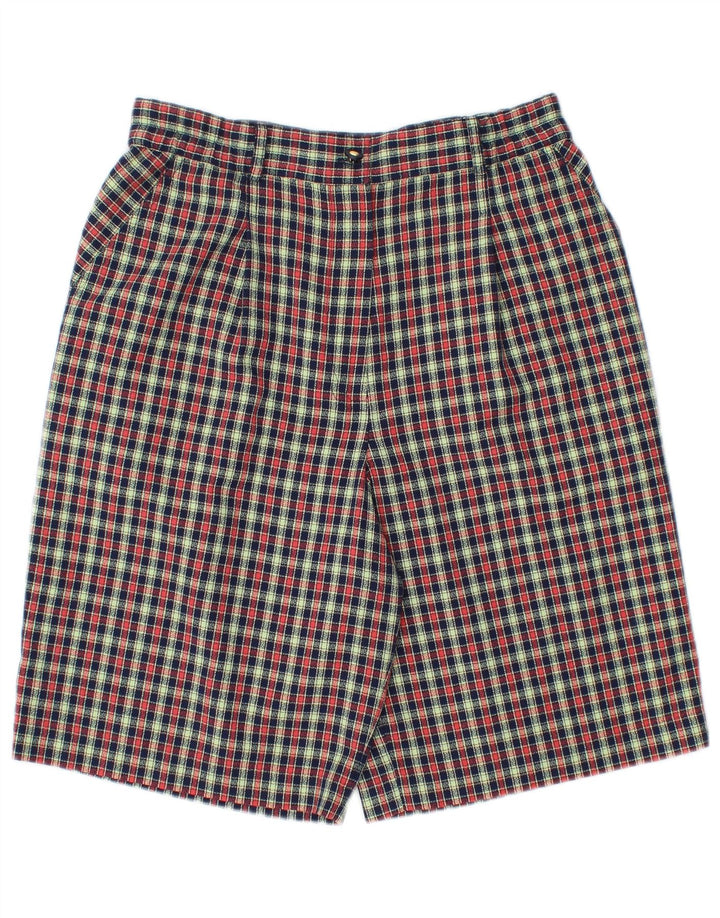 Alice Collins Short Chino pour Femme UK 12 Medium W30 Carreaux Multicolores