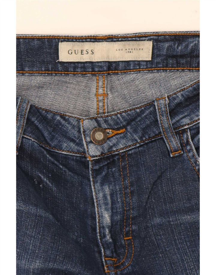 Guess Jean slim effet vieilli W27 L28 pour homme Bleu