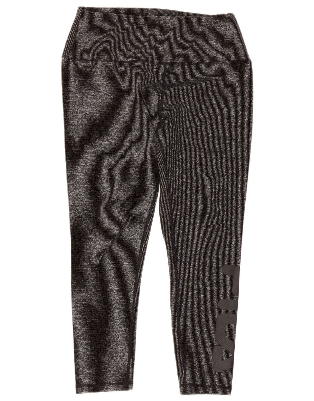 FILA Legging Capri graphique pour femme UK 10 petit gris à fines rayures en polyester