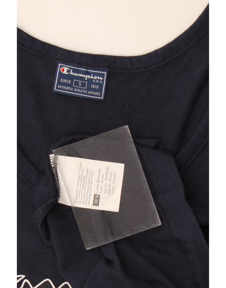 Champion Débardeur Graphique Homme Petit Bleu Marine Coton
