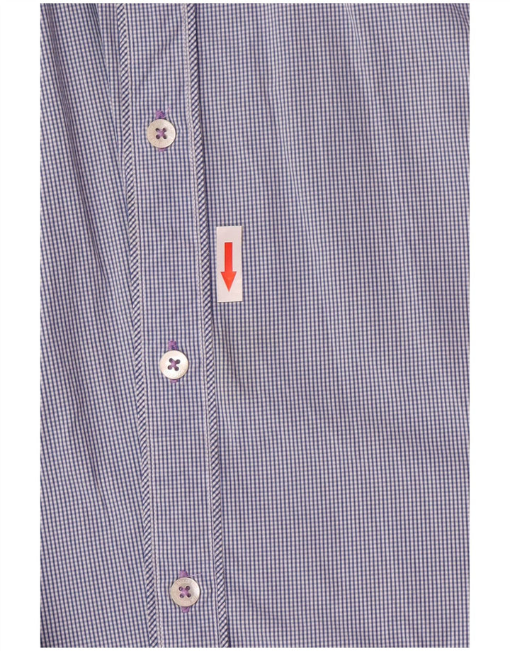 Ted Baker Chemise Homme Taille 6 2XL Bleu Marine à Carreaux