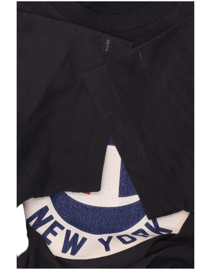 Champion T-Shirt Graphique Homme Bleu Marine Moyen