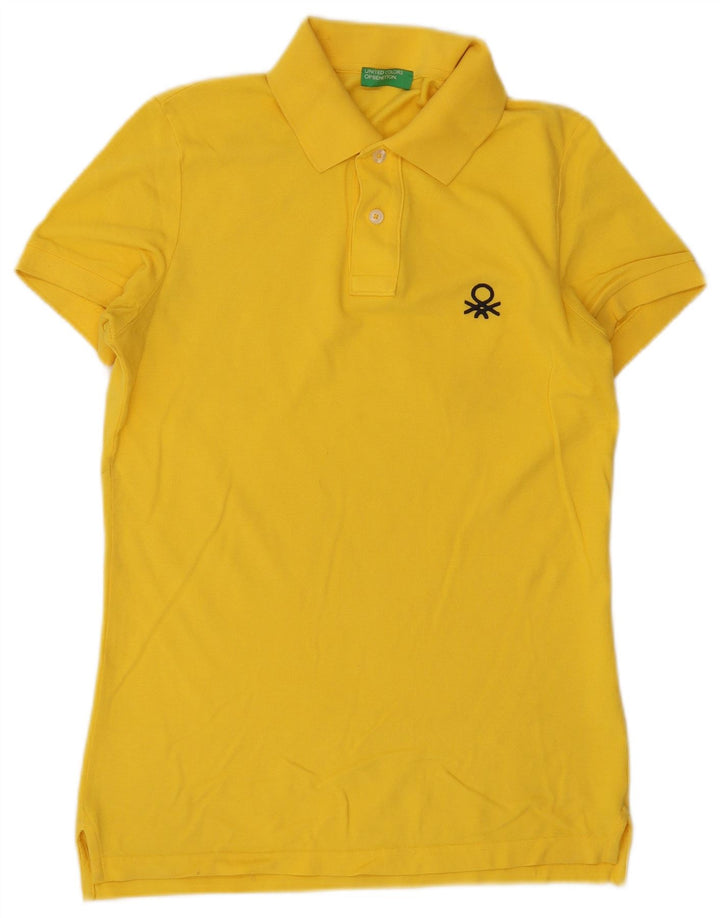 Benetton Polo Homme Petit Jaune